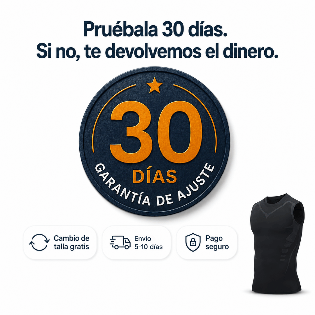 Camiseta de compresión que alisa la silueta bajo la camisa